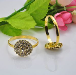 25mm rhinestone servett ring servetthållare för bröllopsbord dekoration hem dekor ring diameter 40mm