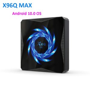 X96Q Max Smart TV Box Android 10.0 4GB 32GB AllWinner H616 2.4G/5.0G WiFi BT5.0 Media Player Set Top Box