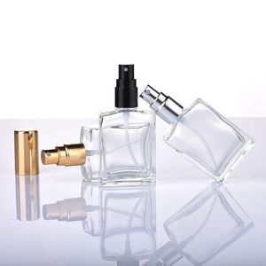 2017 New 30 ml de venda quente 3 cor transparente de perfume de vidro pulverizar garrafa vazia garrafa visor LX2221