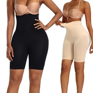 Kvinnor Hög Midja Sömlös Body Shaper Butt Lifter Sexig Shapewear Tummy Control Panties Plus Size Waist Trainer Slimming Tummy Underkläder