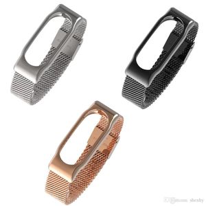 Nuovo cinturino per orologio magnetico milanese di alta qualità per cinturino in acciaio inossidabile Xiao mi 3/4 per cinturino per orologio Xiaomi Miband 3 4