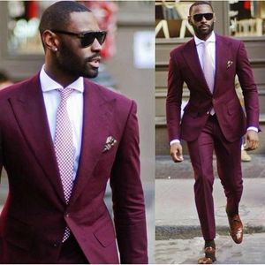 Barato e fino dois botões padrinhos pico lapela noivo smoking ternos masculinos casamento/baile/jantar melhor homem blazer (jaqueta + calças + gravata) a39