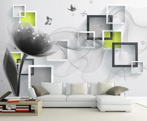 Duvarlar için duvar kağıdı 3d oturma odası 3D fantezi ipek tv arka plan duvar için