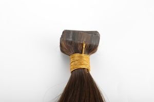 New Arrival 100g water wave Tape In Human Hair Extensions 40pcs Brazilian Virgin Natural Wave Soft Skin Weft Hair