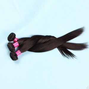 proste ludzkie włosy 3 lub 4PCS Virgin Hair Extensions