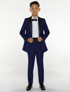 Formale Jungen tragen für Hochzeit Smoking Kids Anzüge Custom Events Anzug (Jacke + Pants + Bögen) Teens-Anzüge