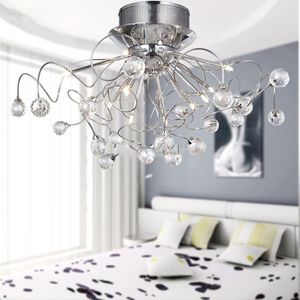 Lampadario di cristallo moderno a 11 luci LED di lusso Lampada da soggiorno lustres de cristal Luci interne Pendenti di cristallo per lampadari