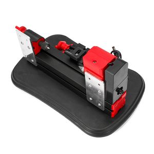 Maket Gong yatak için DC12V 36W Mini Motorlu Metal İşleme Torna Makinesi DIY Ağaç Aracı