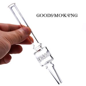 6,3 tums Röktillbehör Glas Tips Färgade Tips för torr ört Nektar Colle Kit Längd 160mm Bong Tillbehör