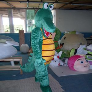 2019 Wysokiej Jakości Crocodile Alligator Pluszowe Maskotki Kostium Kostium Kreskówki Kostiumy Mascot Fancy Party Dress Halloween Party Suit