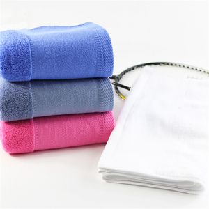 Cotton towel factory direct sales four colors optional cotton sports towel gym sweat towel custom logo