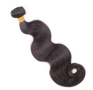 Malaysisk kropp Waev Virgin Human Hair Weave 100g 1pcs Mänskliga hårbuntar 10 