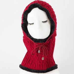 Mode-Neu 1 Pcs Frauen Männer Stricken Kappe Hut Hals Ohr Warme Elastizität WinddichtWinter Outdoor DOD886