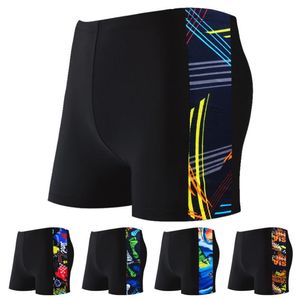Мужские плавательные сухожилики Классическая корейская спортивная мода для взрослых шорт Trend Hot Springs Boyshort купание купальники новый