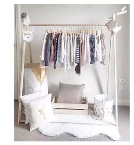 INS Nordic Wind Simple Lichen Rack Children Furniture Children's clothes store racks display photographic props