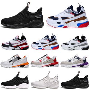 TOP Homens Running Shoes Black White Grey Roxo plataforma Triplo Mens S Trainers Walking Jogging Atlético Sport Sneakers 40-46