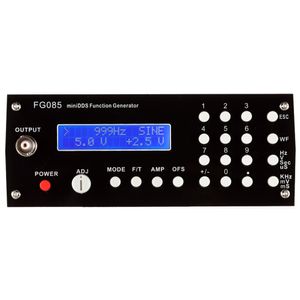Freeshipping DDS Digital Function Signal Generator Frequency Generator Färdig produkt med Panel Power Sine Square Sawtooth Triangle Wave
