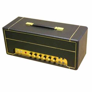 Özel Grand Amp JTM45 El-Kablolu Handbuilt Tüm Tüp Gitar Amplifikatör Kafa 50 W Siyah