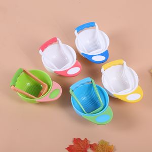 Baby Feeding Bowl Food Fruit Mills Dishes Grinding Tools Infant Newborn Handmade Food Bowls C6017