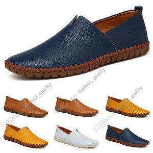 Neue heiße Mode 38-50 Eur neue Herren-Leder-Herrenschuhe Bonbonfarben-Überschuhe Britische Freizeitschuhe kostenloser Versand Espadrilles Dreiundzwanzig