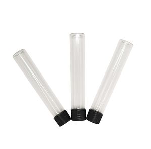Tubos de vidro embalados com parafuso de 115 * 20 mm na parte superior com tampas de plástico Tubos de 30g podem etiquetas personalizadas