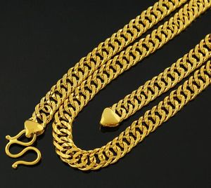 la collana maschio dell'inarcamento del doppio del fiore dell'automobile di 8mm ha placcato la collana dell'oro 14K