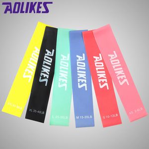 Kvinnors gjutkropp Yoga Resistance Bands Hjälp gummistummi för fitnessutrustning Övning Band Träning Pull Rep Stretch Cross Training