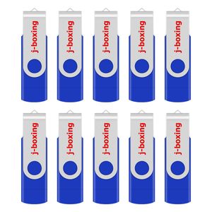 Blue 10 Pack 32GB OTG USB 2.0 Flash Drive Folding Dual USB Memory Stick Thumb Pen Drive Storage for Computer Android Smartphone Tablet