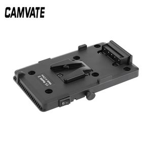 Camvate V Mount Power Distributeur Adapter V Slot Batterij Knijpen met meerdere uitgangsinterface voor DSLR camera Monitor C2530