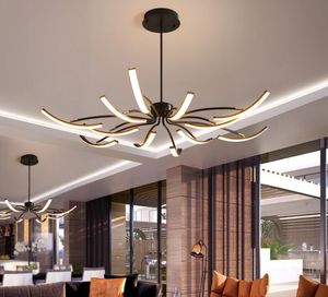 Matte Black/White Finished Modern Led Ceiling Lights for living room bedroom study room Adjustable New Led Ceiling Lamp MYY