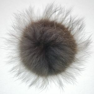 DIY färgglad 8 cm 10 cm 12 cm 15 cm tvättbjörn päls tillbehör fluffig pompom boll för bayby beanie hatt