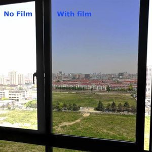 40/50/60/70/80/90 x 300 Cm window film one way mirror solar film Heat Control Anti-UV Window Tint Reflective Mirror Safety Film Y200416