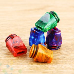 Mtl Drip Tip Flat 810 Epoxy Resin Mouthpiece With Double Ring Drip Tip For Tfv8 Tfv12 Smoking Accessories