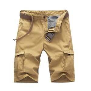 HEFLASHOR 2019 Neue Männer Cargo-Shorts Sommer Baumwolle Shorts Männlichen Lose Multi-Tasche Homme Casual Hosen Böden