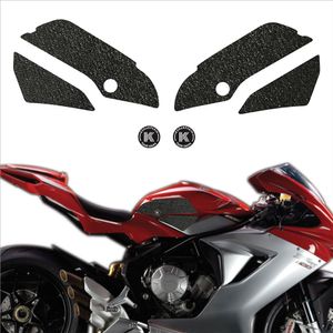 Motorcycle fuel tank frosted stickers knee handle traction side pad protective decals for MV AGUSTA F3 675 RC 800 AGO RC