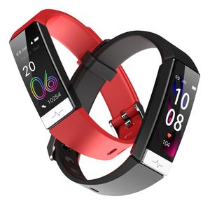 Akıllı Bant Fitness Tracker Y91 Su Geçirmez IP68 Spor Bileklikleri EKG PPG HRV Kalp Hızı Kan Basıncı Oksijen Monitörü Bluetooth Smart Band