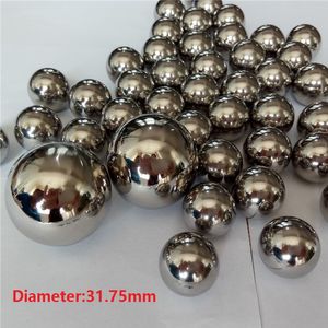 Diametro 31.75mm di G16 di diametro delle sfere d'acciaio del cuscinetto a sfera d'acciaio di 31.75mm di diametro 10pcs / lot