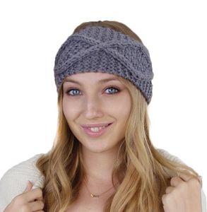 Novo estilo mulheres de crochê feito à mão quente ouvido inverno cabeça quente Headwrap meninas projeto coreano malha tampas gorro torção turbante