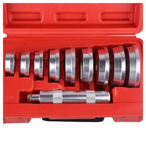 Freeshipping Nova 11PC Professional roda de alumínio rolamento de pista Seal driver Tool Set Garage