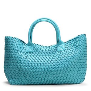 Designer-2019 Brand Design Woven Handbags For Women Bales Fashion Tide Weave Hand Shoulder Lady Large-capacity Purse Shopping Basket Bag