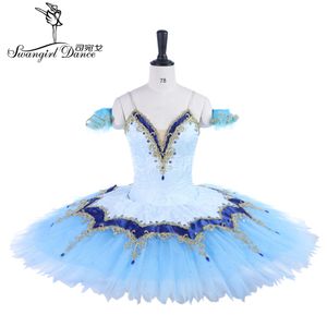 Blue Professional Tutu Sukienka Kobiety Klasyczne Profesjonalne Balet Tutus Coppelia Swan Lake Ballet Kostium dla GirlsBt9255