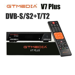 Televisión Satelital al por mayor-HOT DVB S2 T2 GTMedia V7S HD Receptor de satélite FTA P Super Decoder para España TV Caja Receptor YouTube GT Media Freesat V7 Plus CCCAM