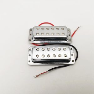 Rare 6 cordas de guitarra de guitarra cromo capa dupla fileira parafuso 1C pickups guitarra elétrica