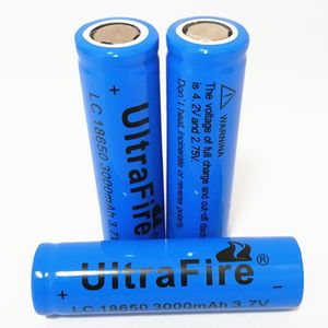 18650 3000mAh 3.7V Uppladdningsbar ultrefire litiumbatteri hög ljus ficklampa små fläktladdare strålkastare batteri