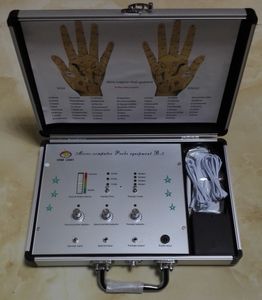 体の健康管理のための新しい手の治療装置のための治療機械のハンドルacupoints療法装置の手診断システムMeridian Analyzer DHLFree