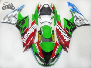 Motorcycle ABS corredi della carenatura in plastica per Kawasaki Ninja ZX-6R 2009 2010 2011 2012 corsa di strada cinese parti del corpo carenature ZX-6R ZX636 09-12