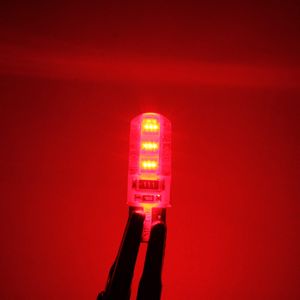 T10 W5W COB LED Car Side Wedge Marker Lights Canbus Error Free License Bulb Soft Gel 2W 1pCs - Vit