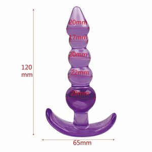 Masturbator Plug Butt Butt Sex dla mężczyzn koraliki analowe masażer dildo erotyczne zabawki