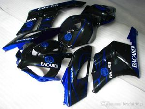 Cappello vendita carents per Honda CBR1000RR 2004 2005 Blue Black Injection Stampo Kit carenatura CBR 1000 RR 04 05 HF22