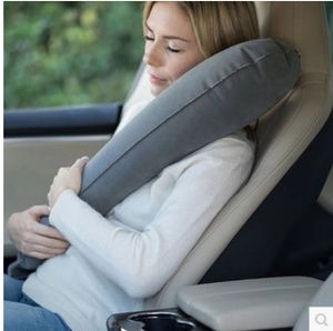 Long-distance travel pillow sleeping artifact portable inflatable car plane side neck